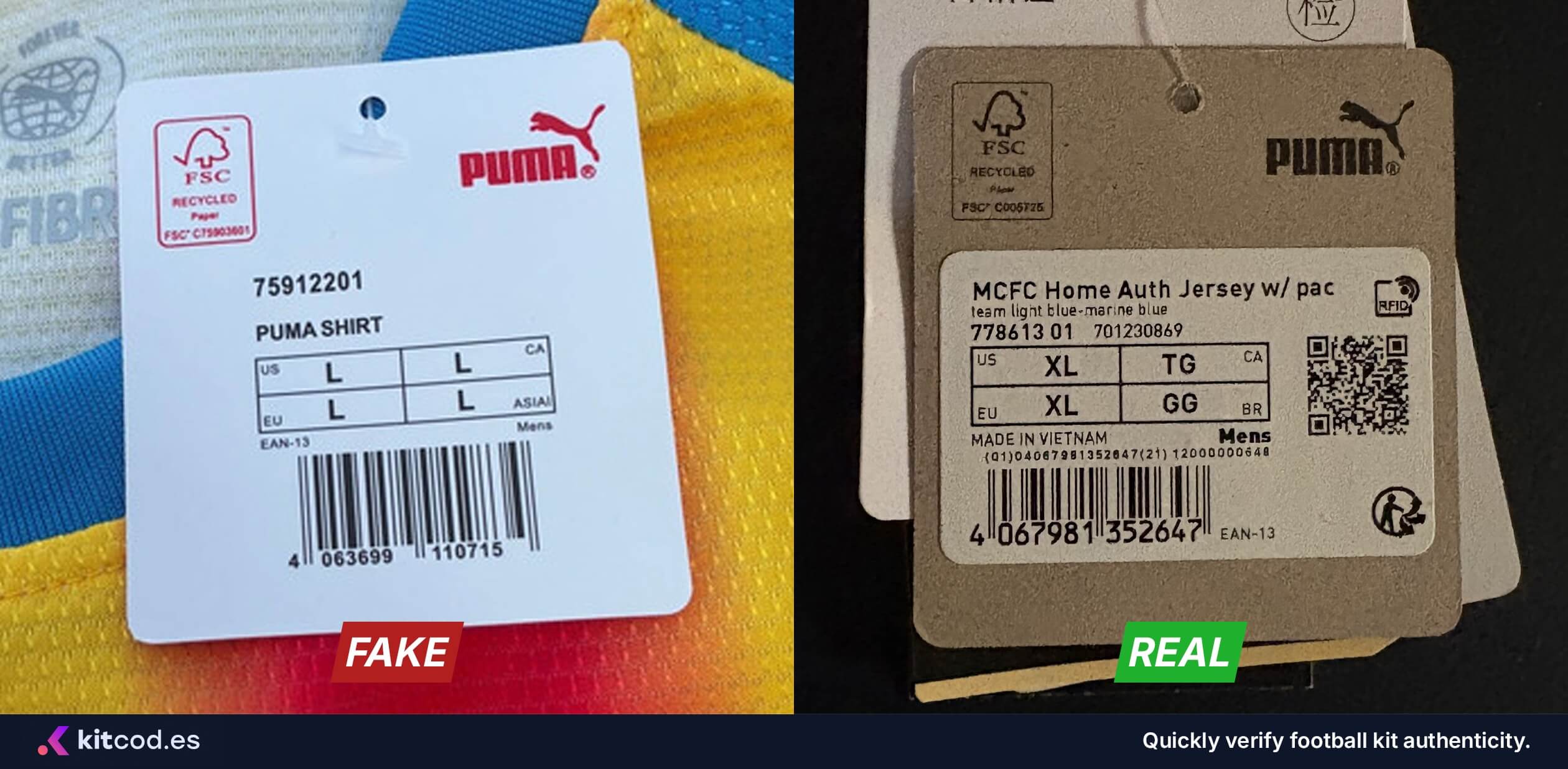 The Puma swing tags continued